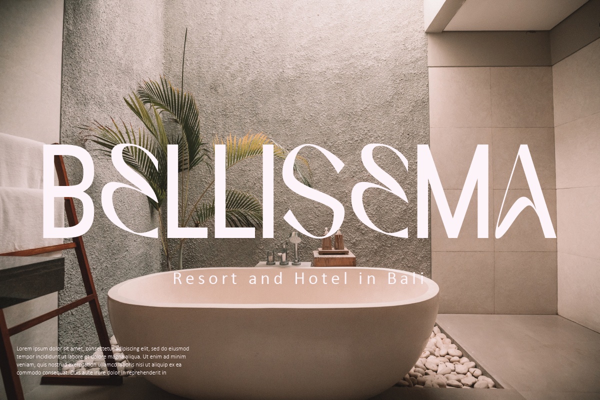 Пример шрифта Luminaire #4