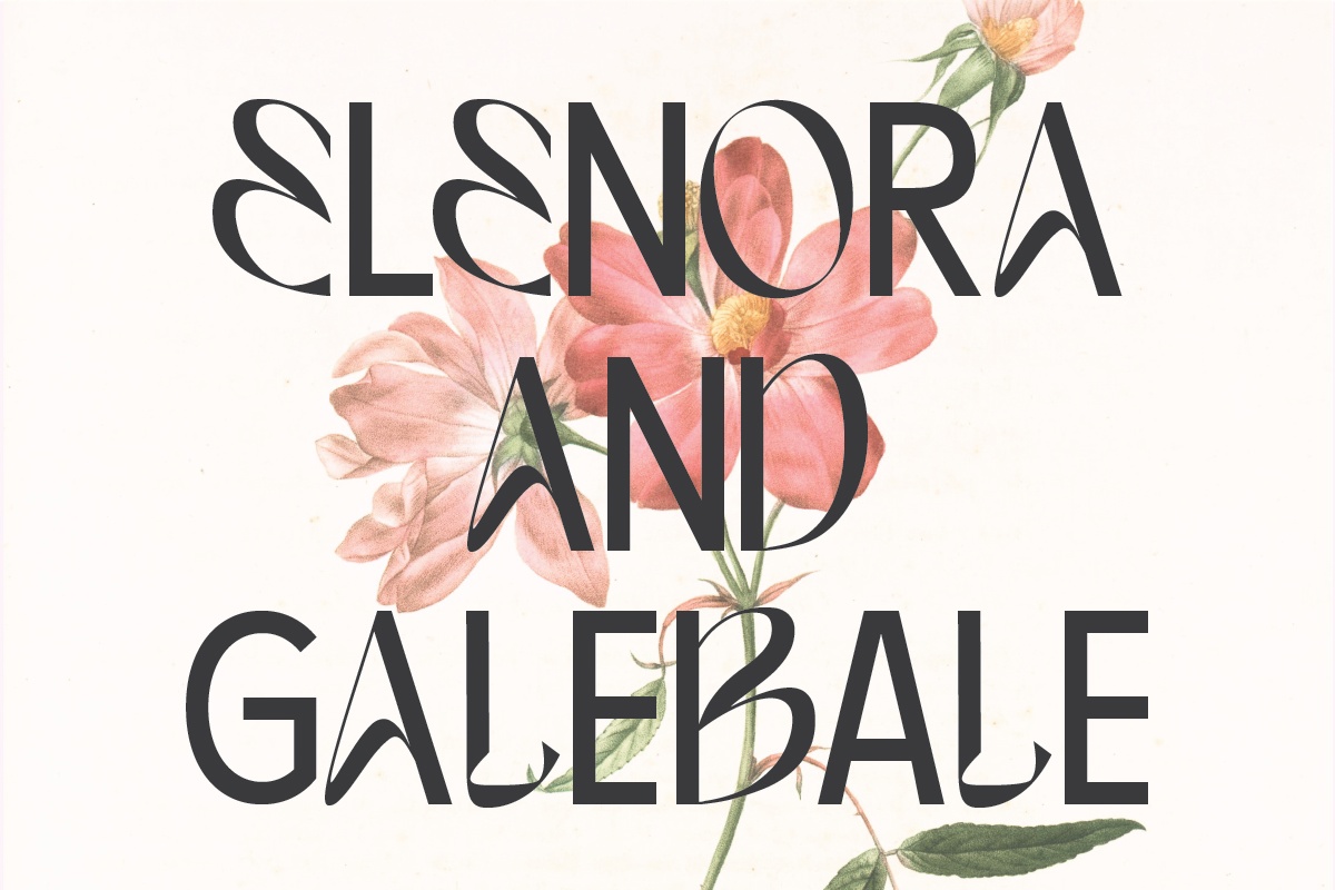 Пример шрифта Luminaire #5