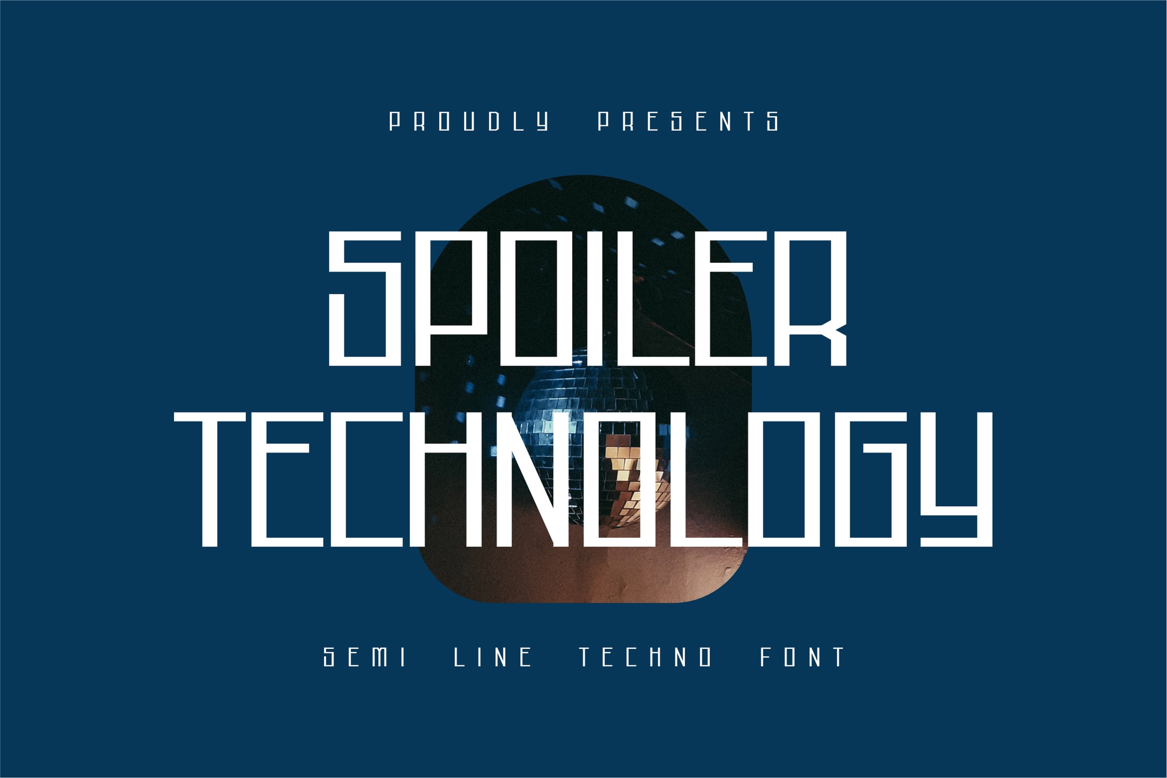 Пример шрифта Spoiler Technology #1