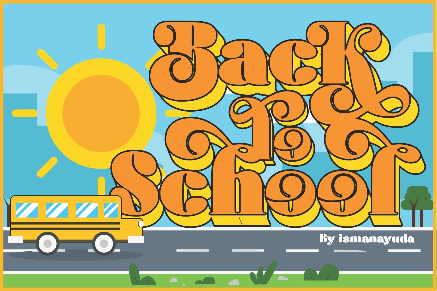 Пример шрифта The Milgan #3