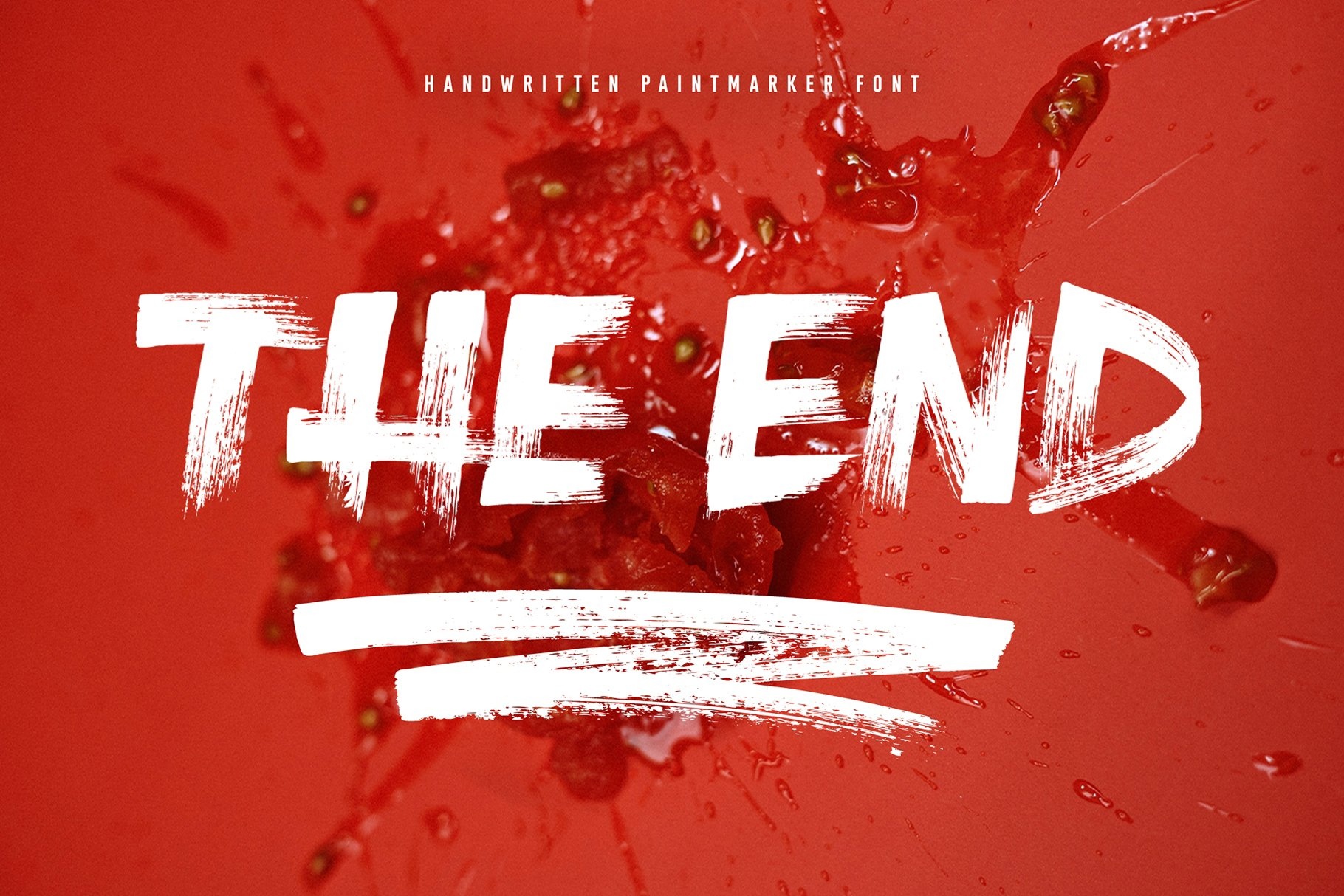 Пример шрифта Rough Marker #2