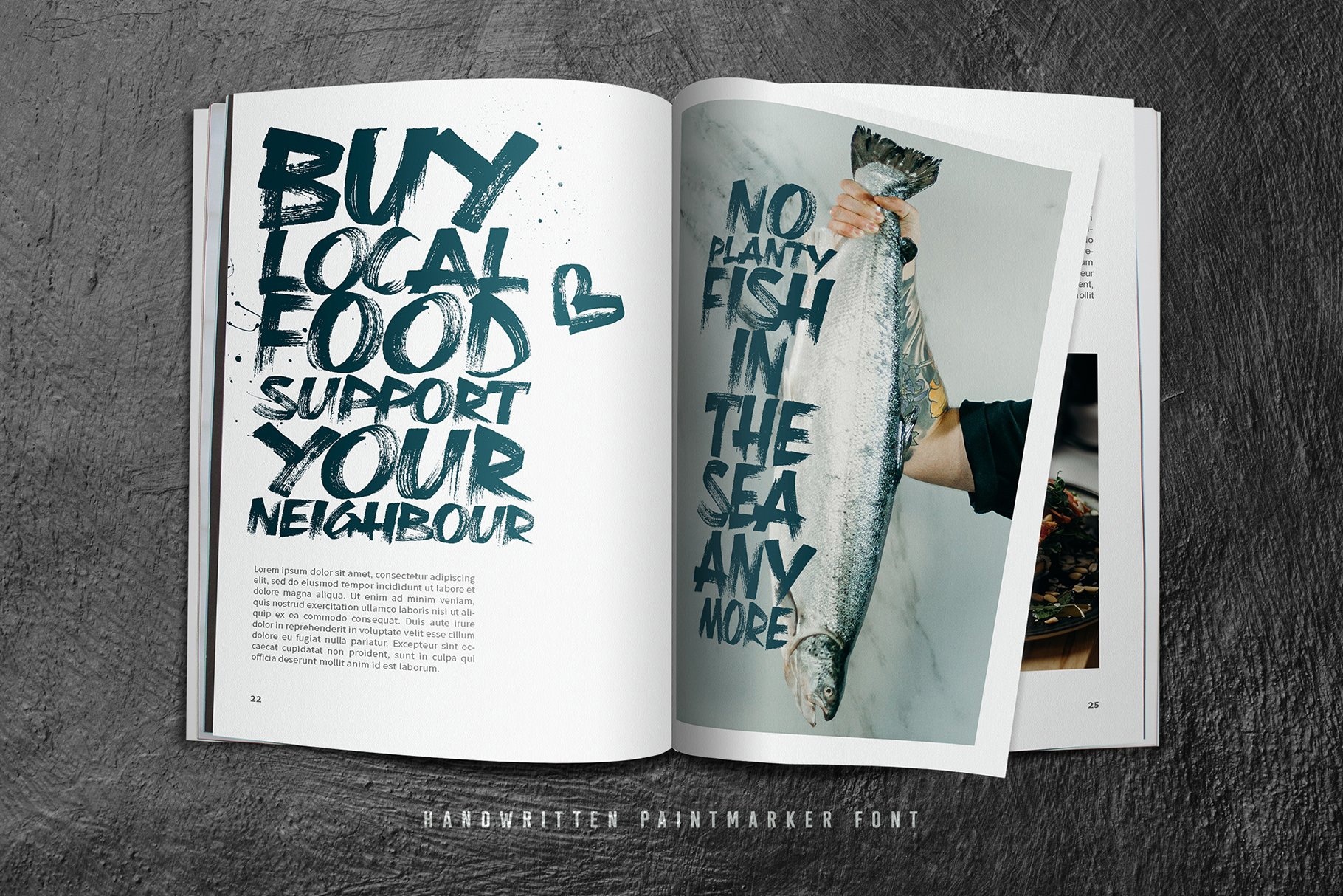 Пример шрифта Rough Marker #5