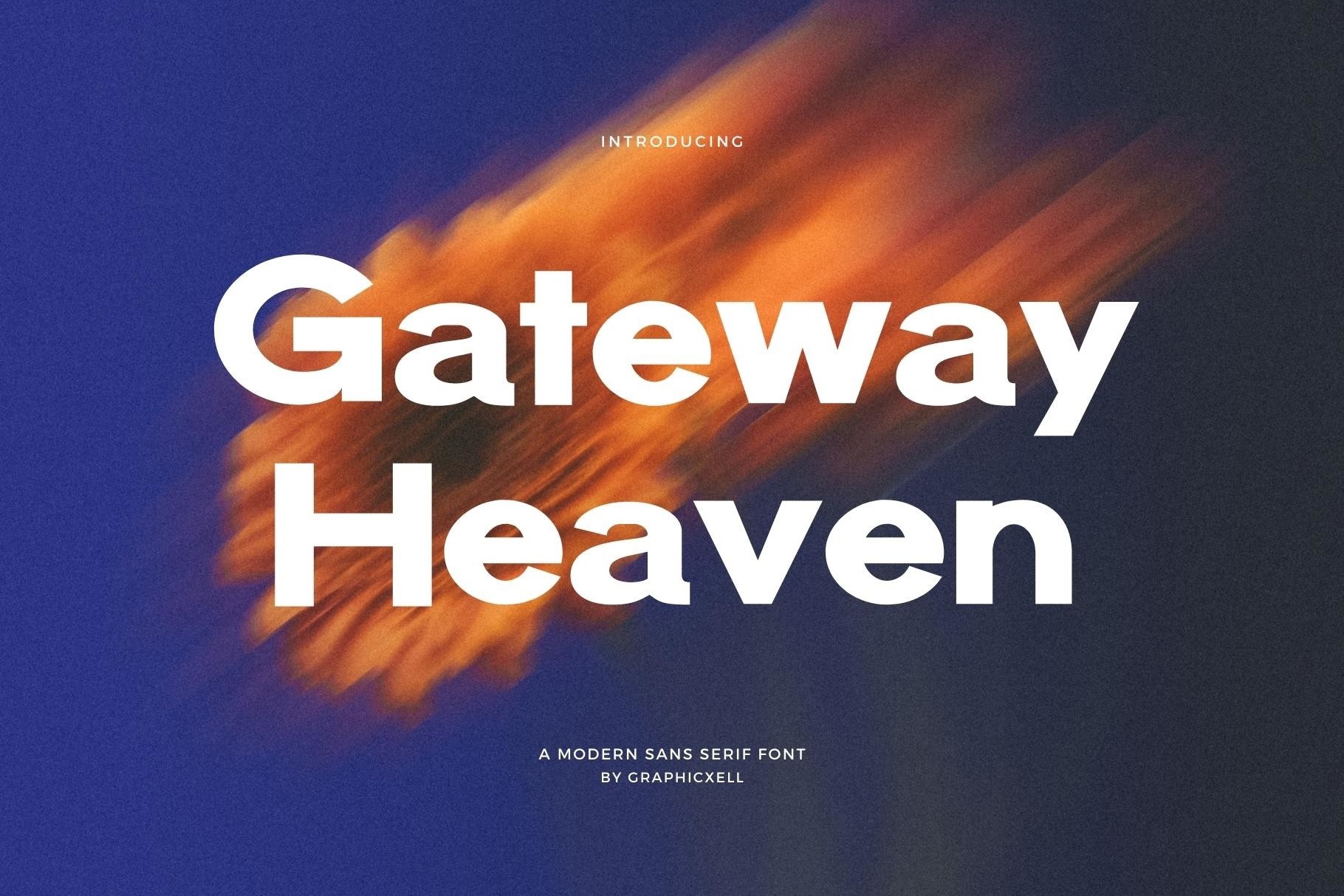 Пример шрифта Gateway Heaven #1