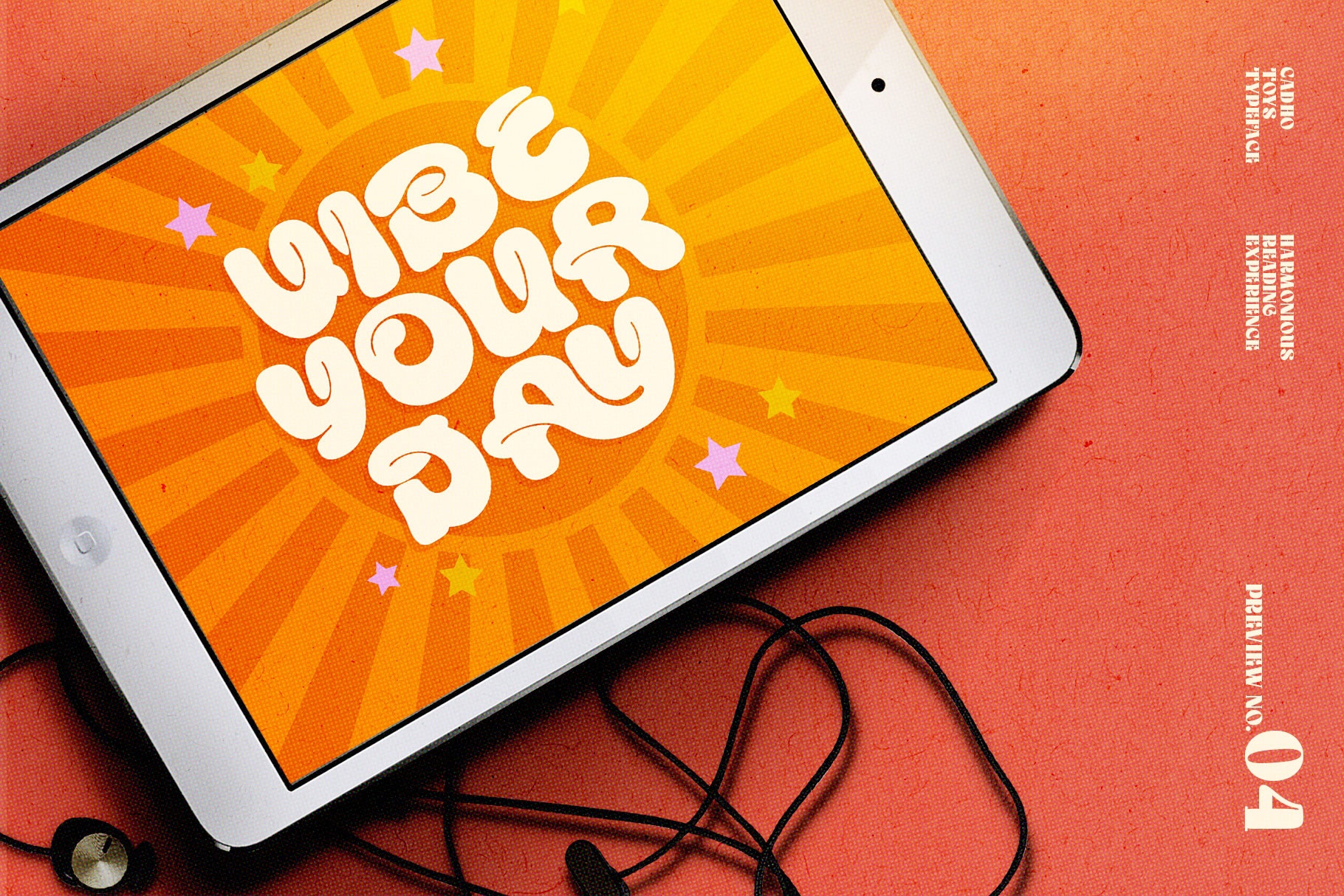 Пример шрифта Cadho Toys #2