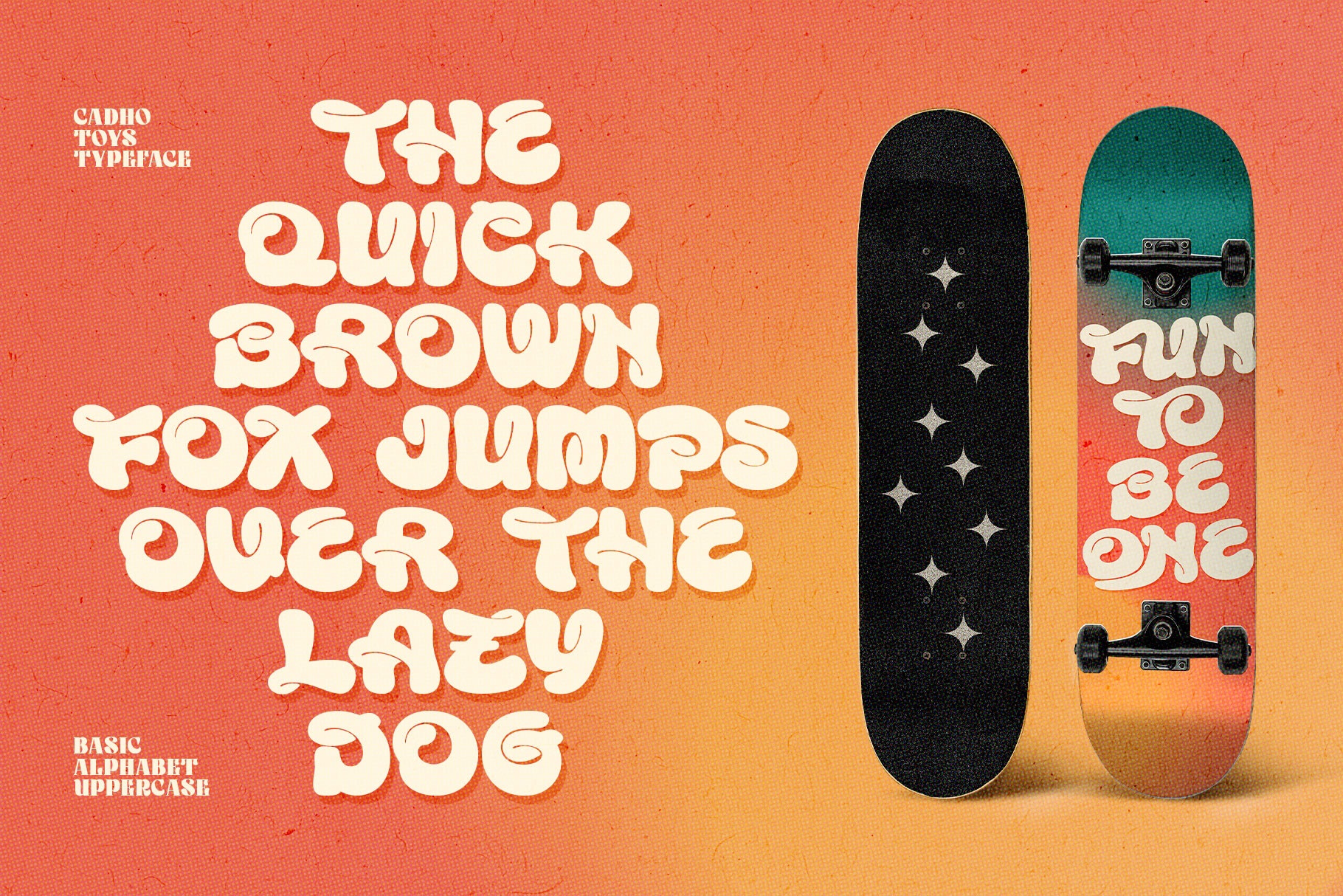 Пример шрифта Cadho Toys #3