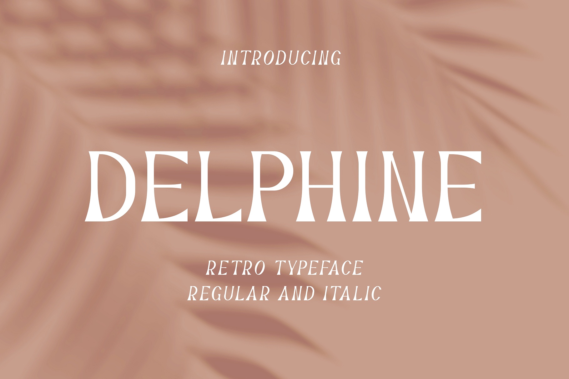 Пример шрифта Delphine #1