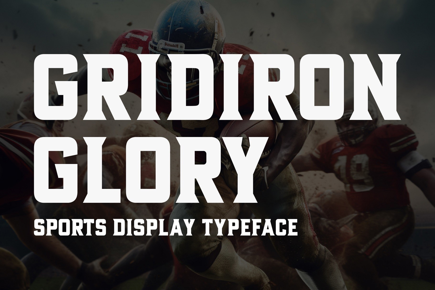 Пример шрифта Gridiron Glory #1