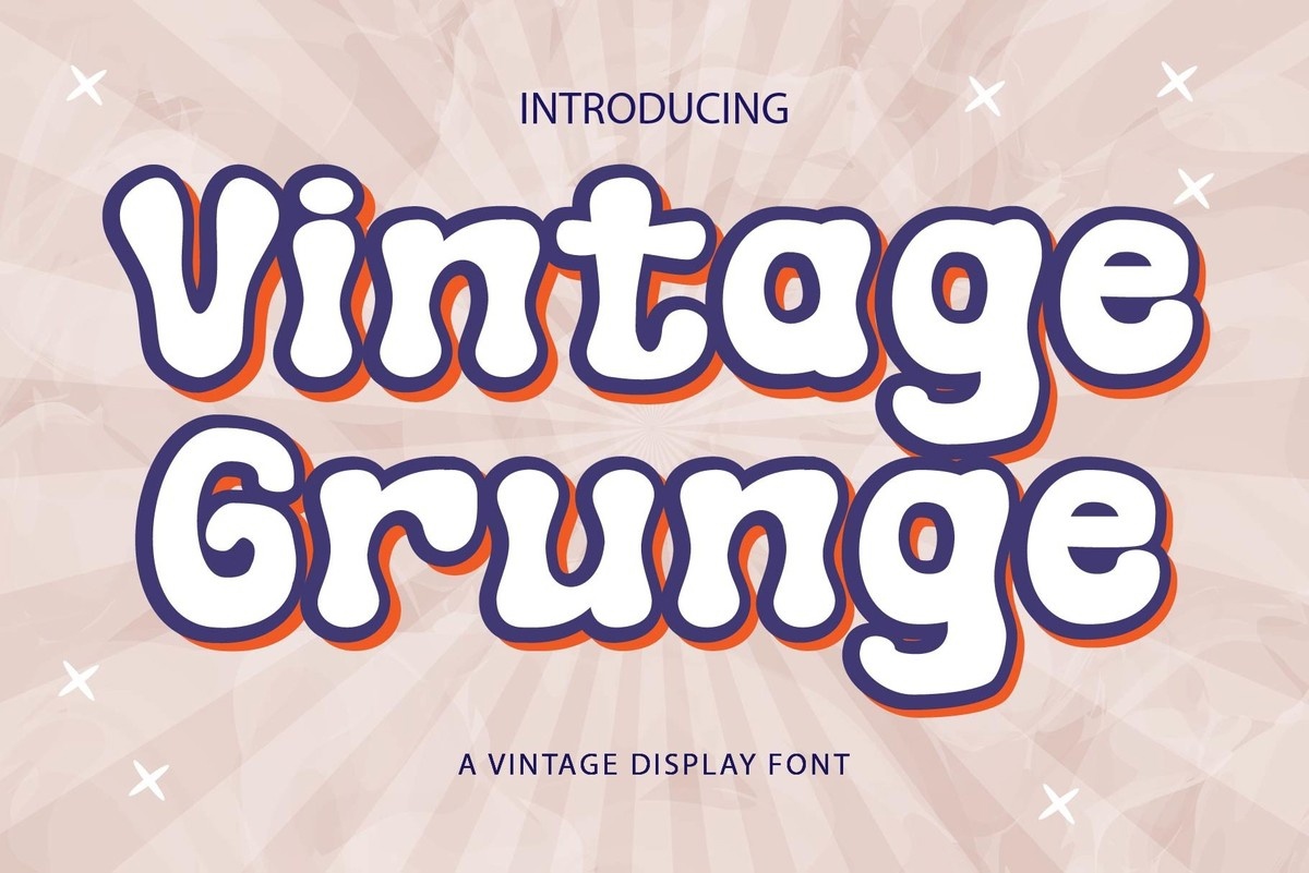 Пример шрифта Vintage Grunge #1
