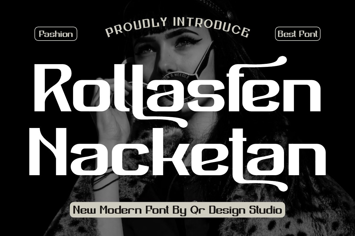 Пример шрифта Rollasfen Nacketan #1