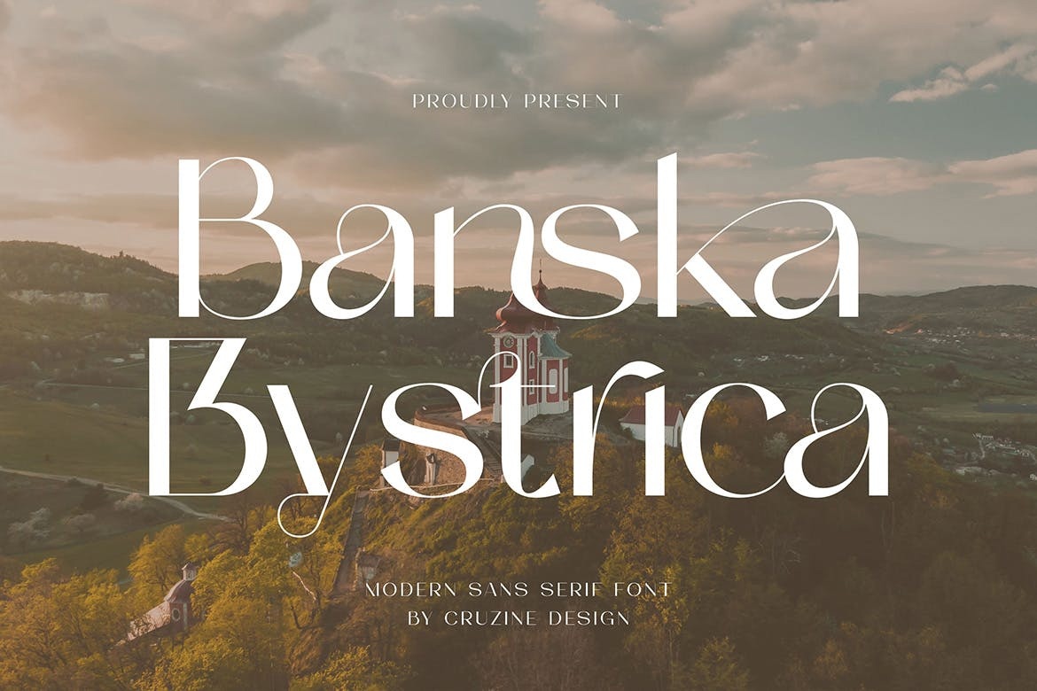 Пример шрифта Banska Bystrica #1