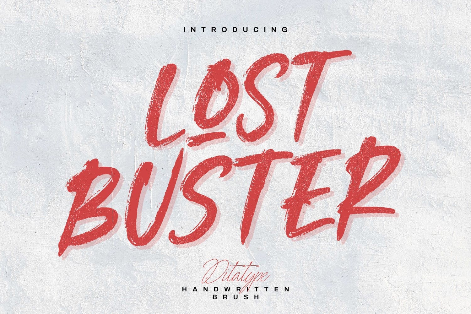 Пример шрифта Lost Buster #1