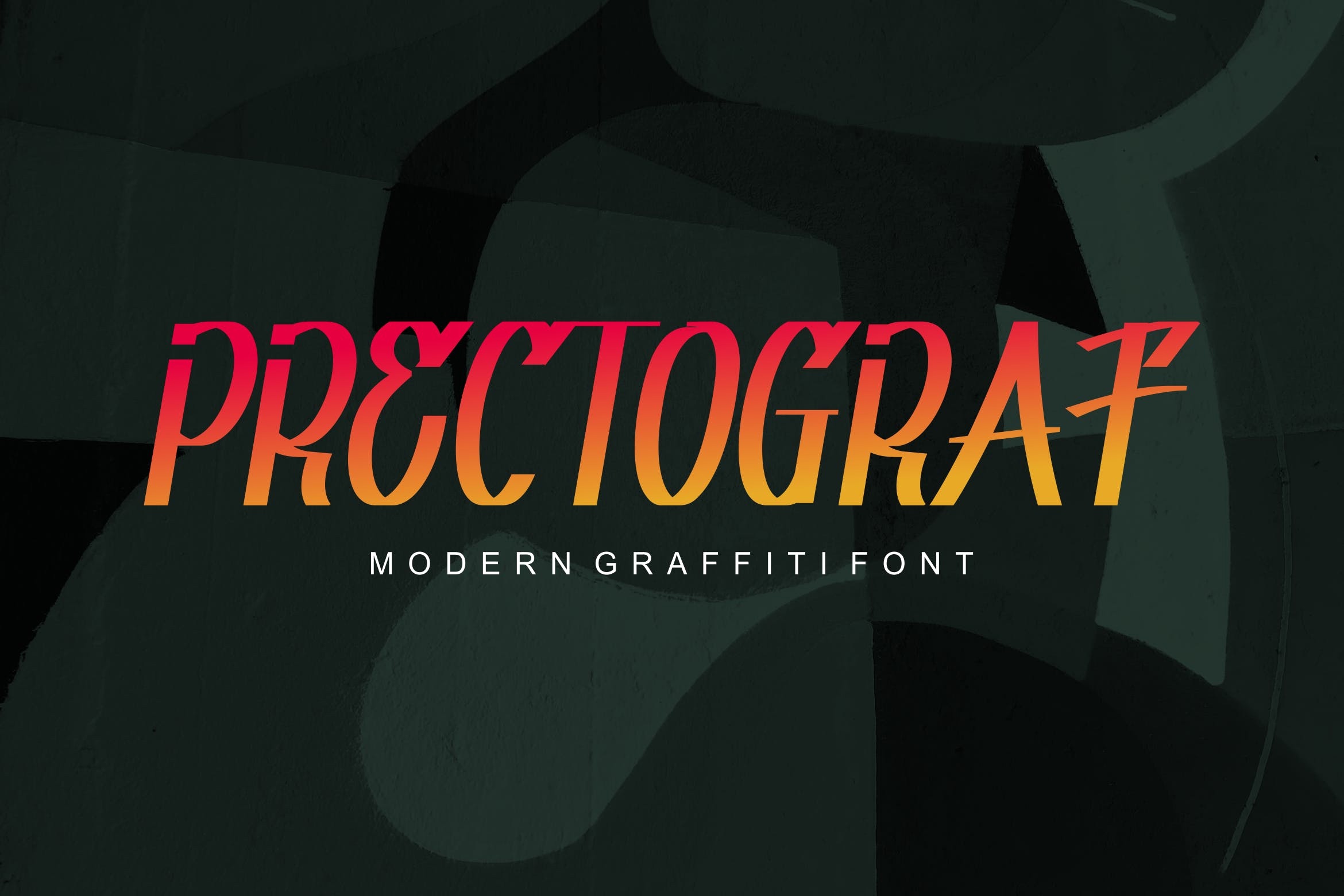 Пример шрифта Prectograf #1