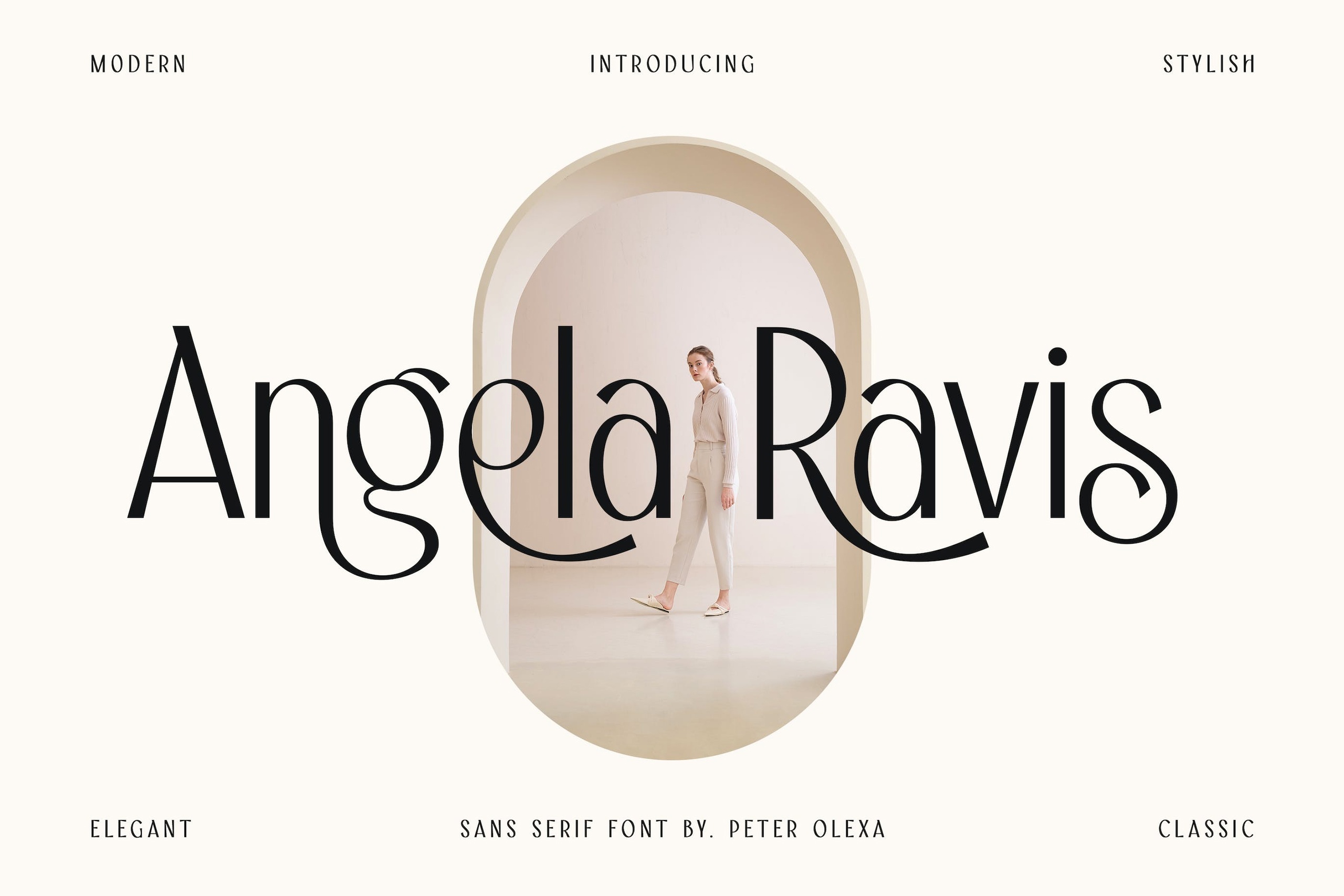 Пример шрифта Angela Ravis #1