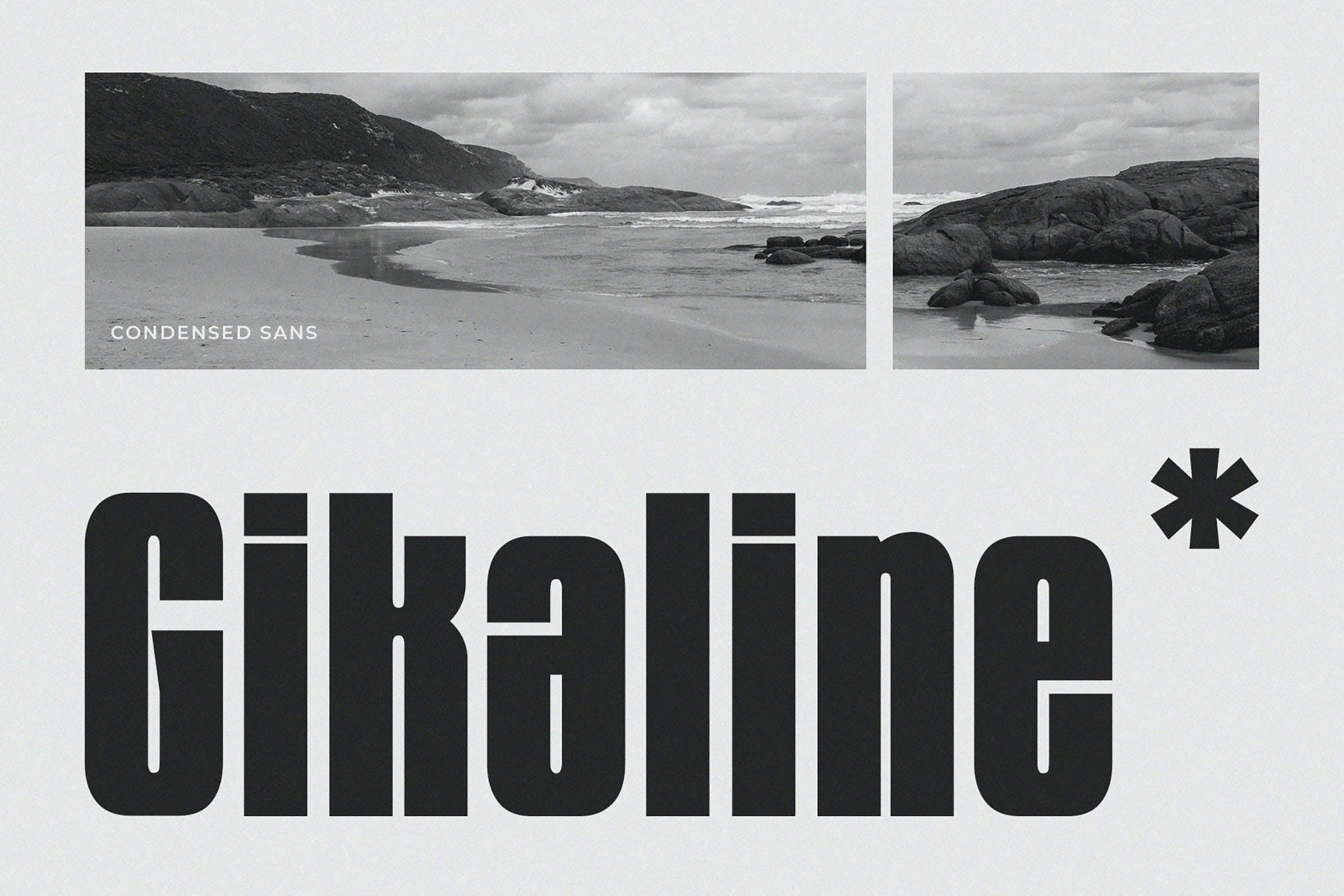 Пример шрифта Gikaline #1