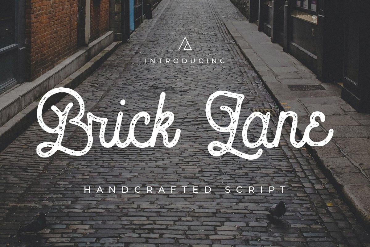 Пример шрифта Brick Lane #1