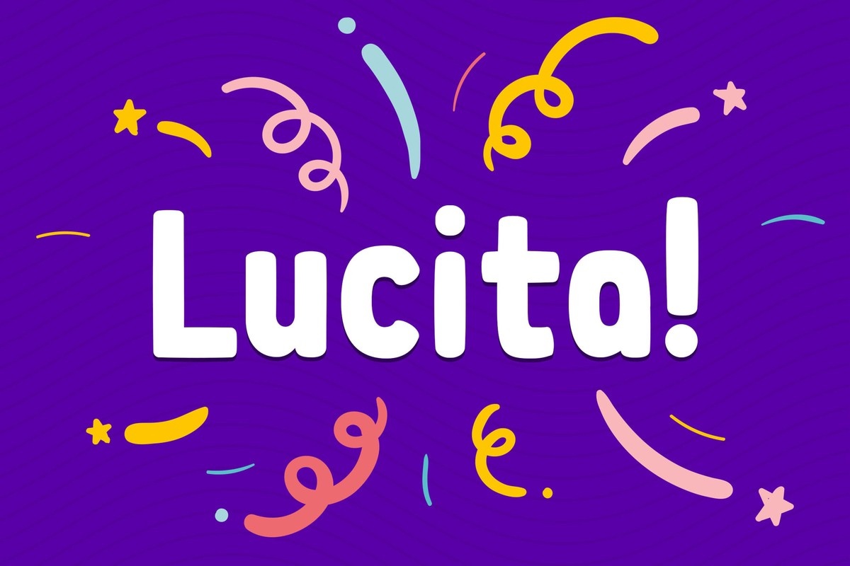 Пример шрифта Lucita #1