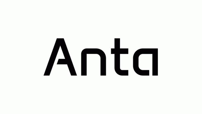 Пример шрифта Anta #1