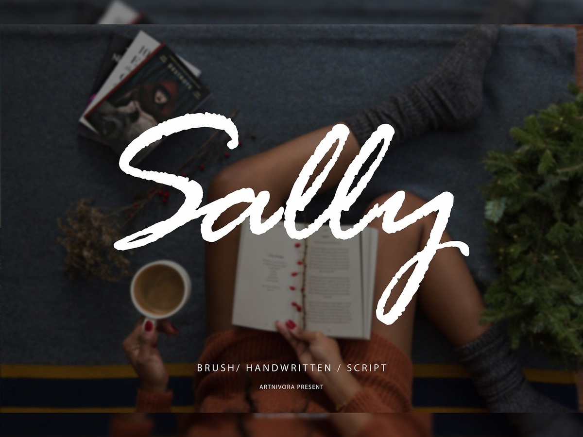 Пример шрифта Sally #1