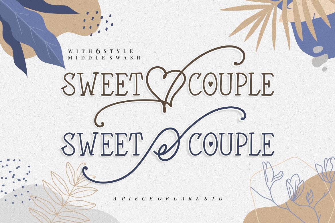 Пример шрифта Sweet Couple #1