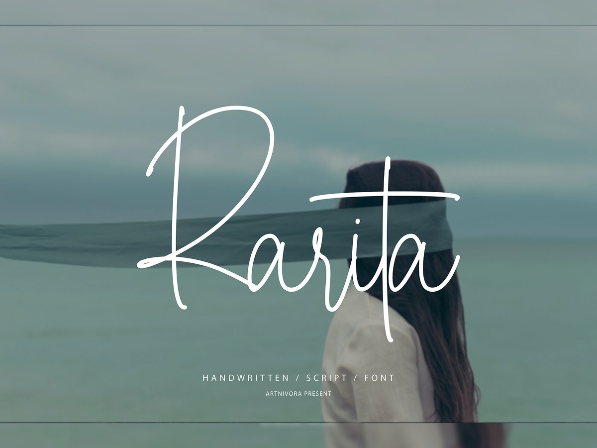 Пример шрифта Rarita #1