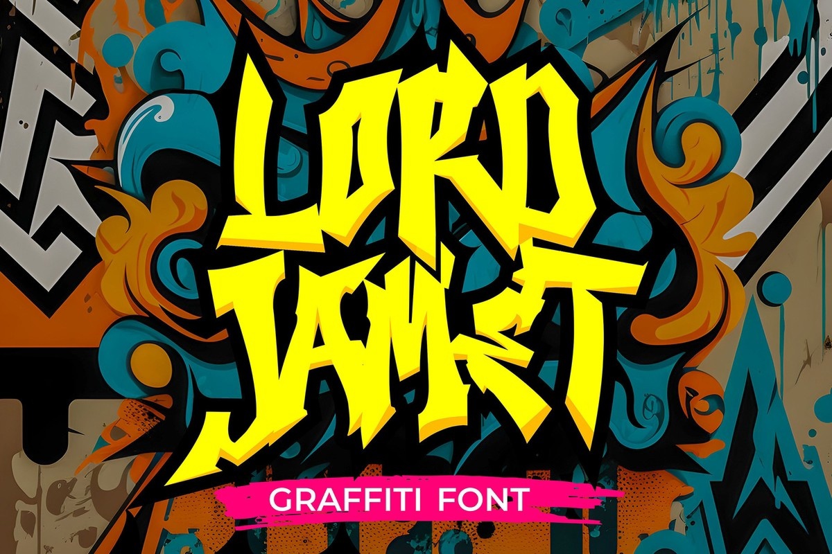 Пример шрифта Lord Jamet #1