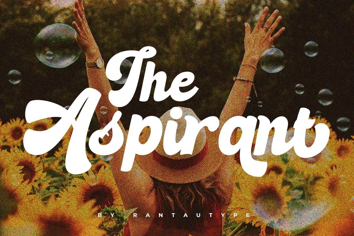 Пример шрифта Aspirant #1