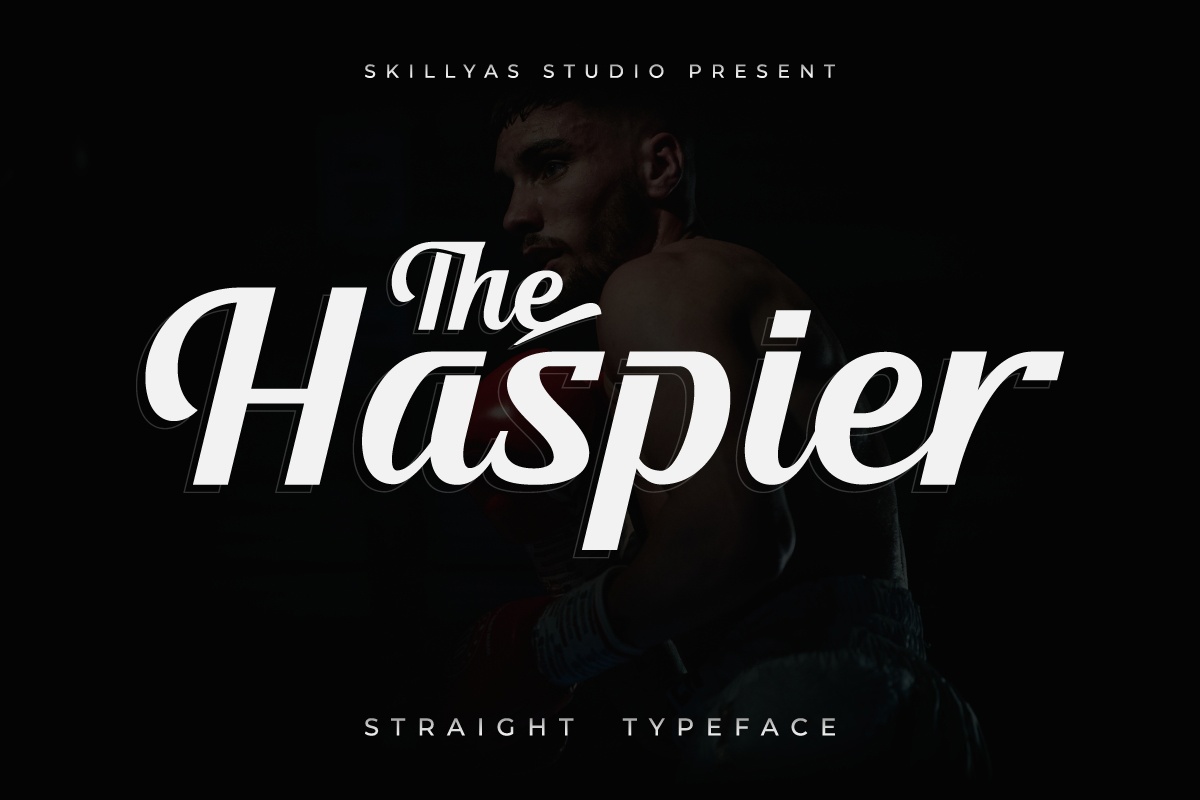 Пример шрифта The Haspier #1