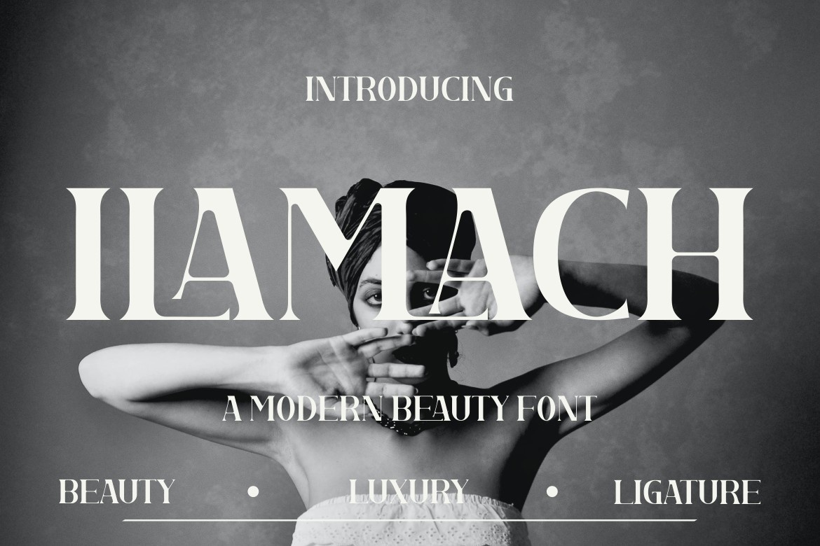 Пример шрифта Ilamach #1