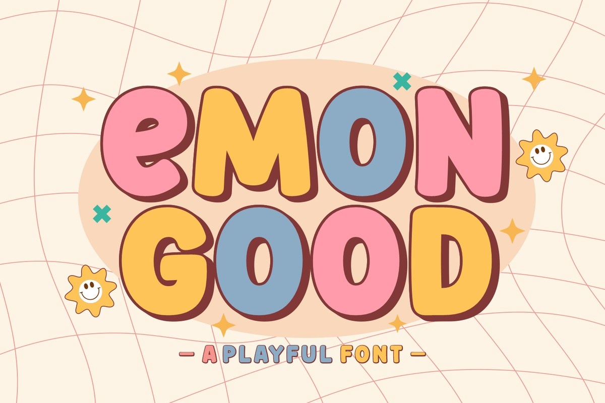 Пример шрифта Emon Good #1