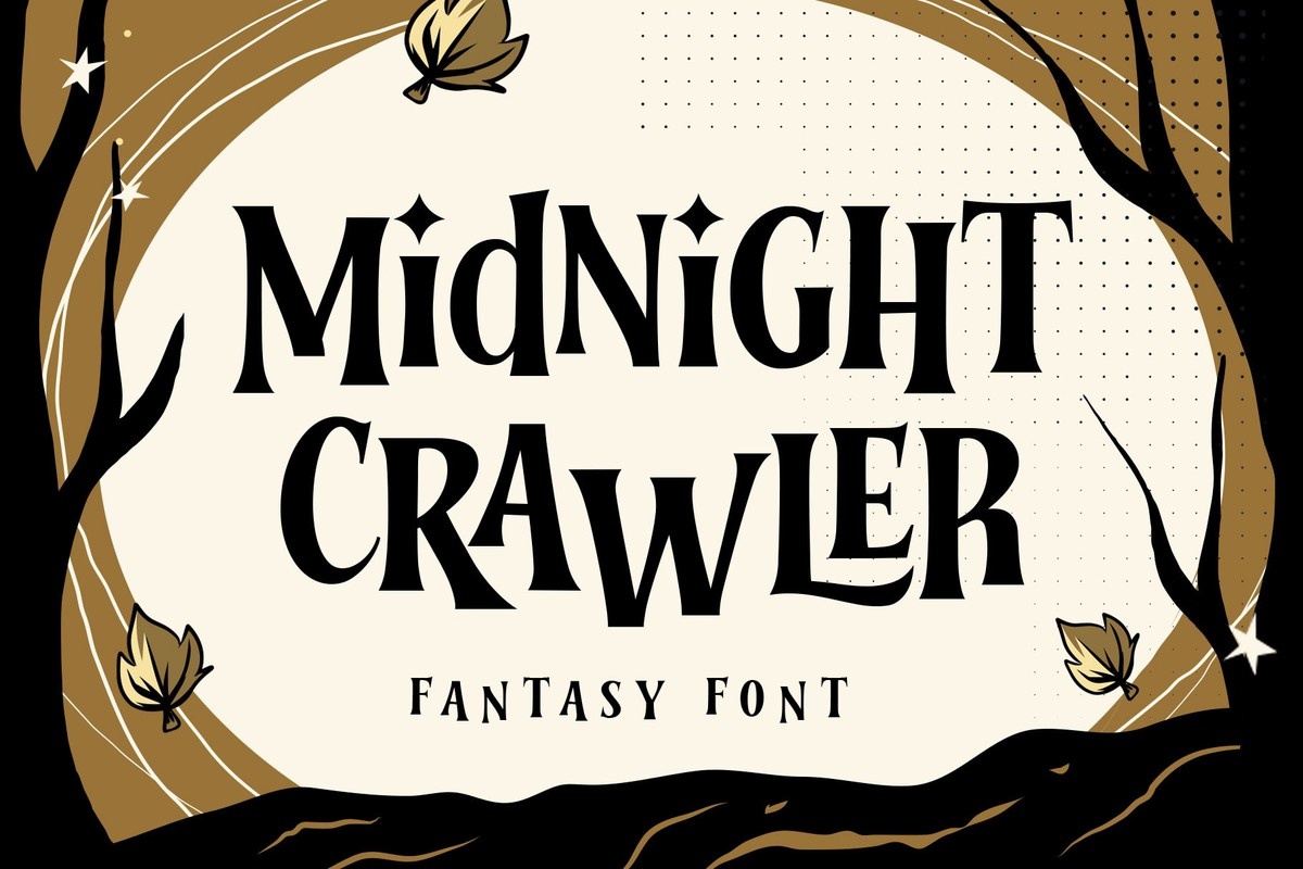 Пример шрифта Nightmare Crawler #1