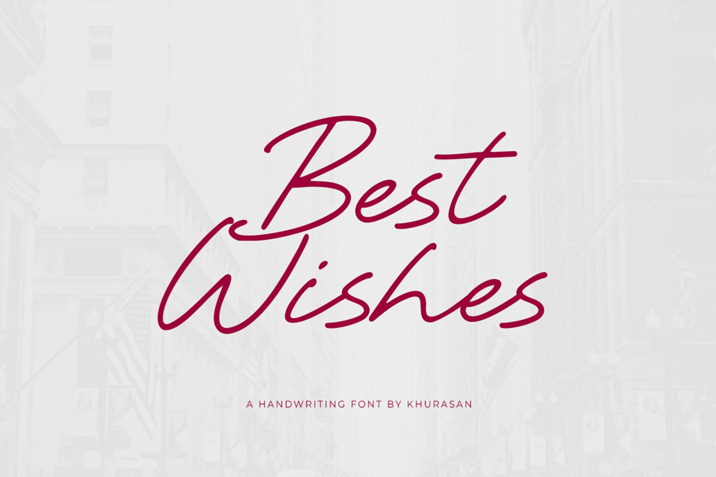 Пример шрифта Best Wishes #1