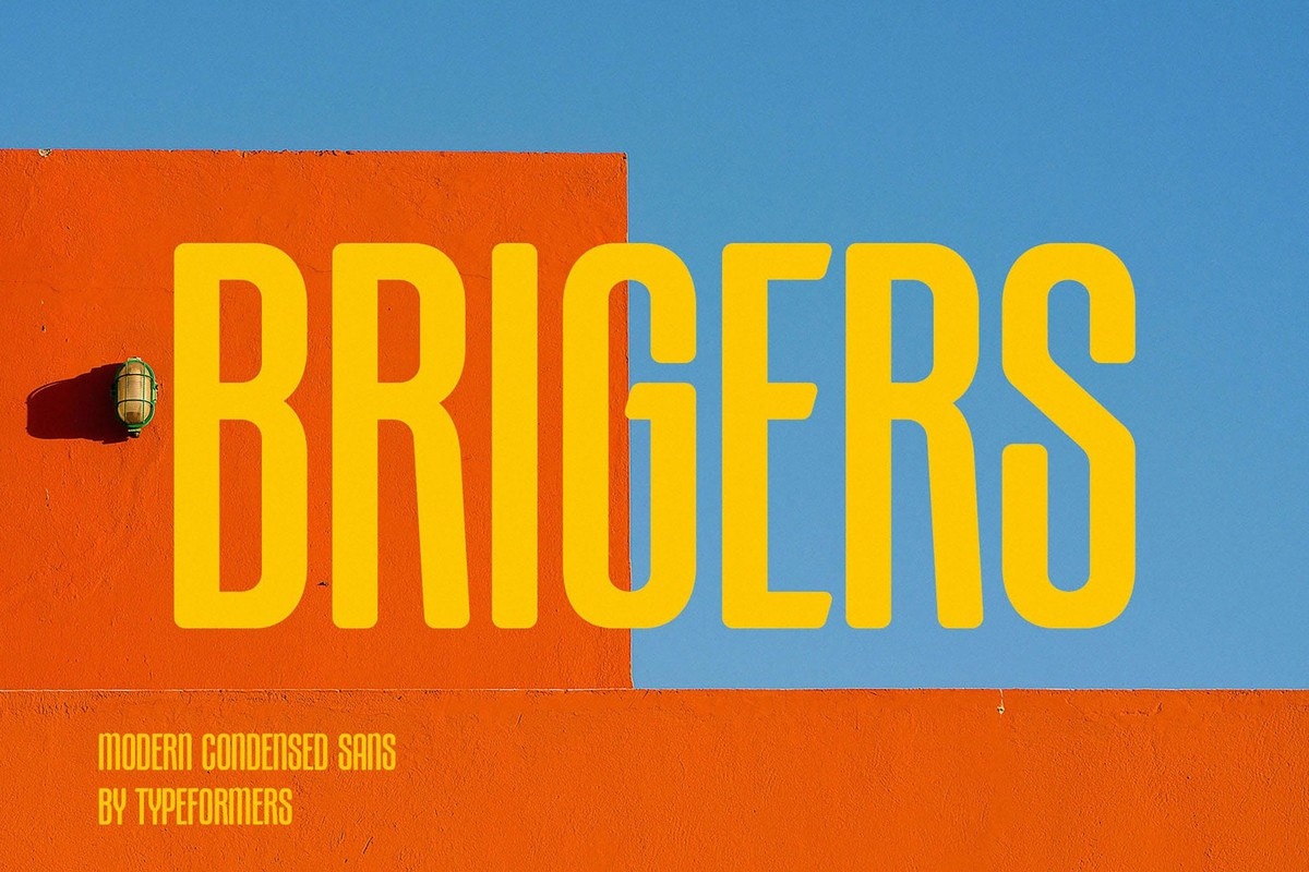 Пример шрифта Brigers #1
