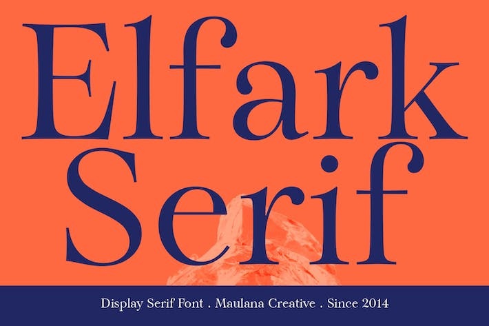 Пример шрифта Elfark Serif #1