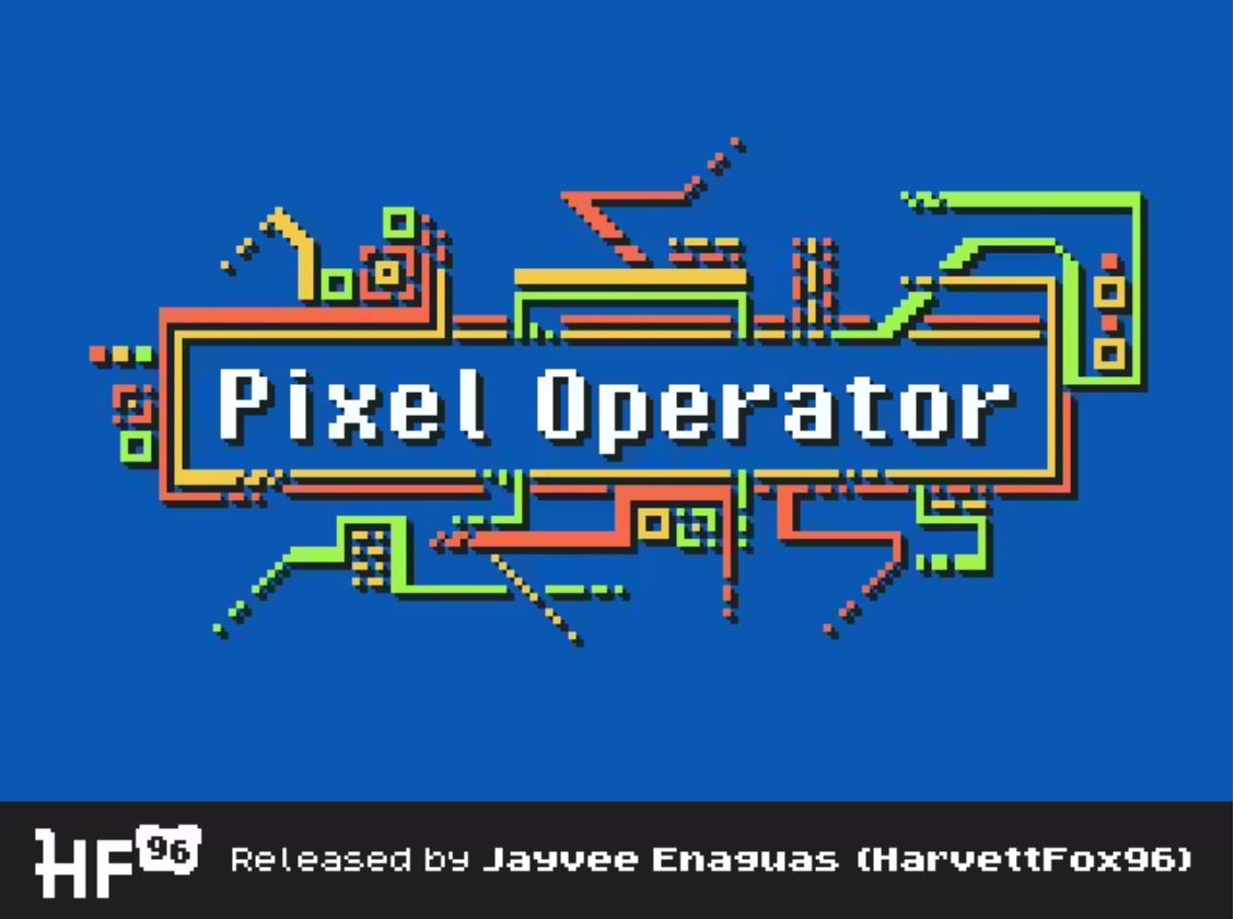 Пример шрифта Pixel Operator #1