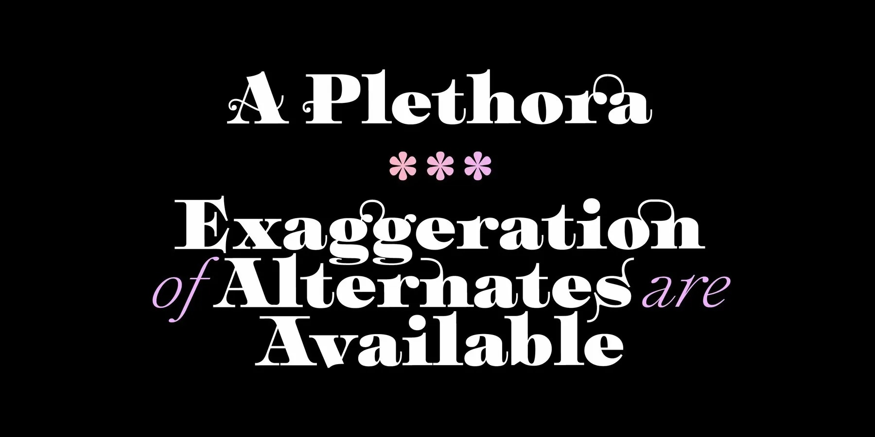 Пример шрифта Plethora #2