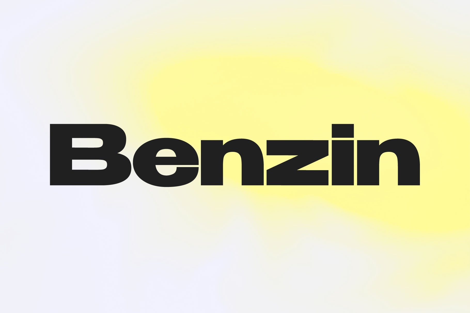 Пример шрифта Benzin Family #1