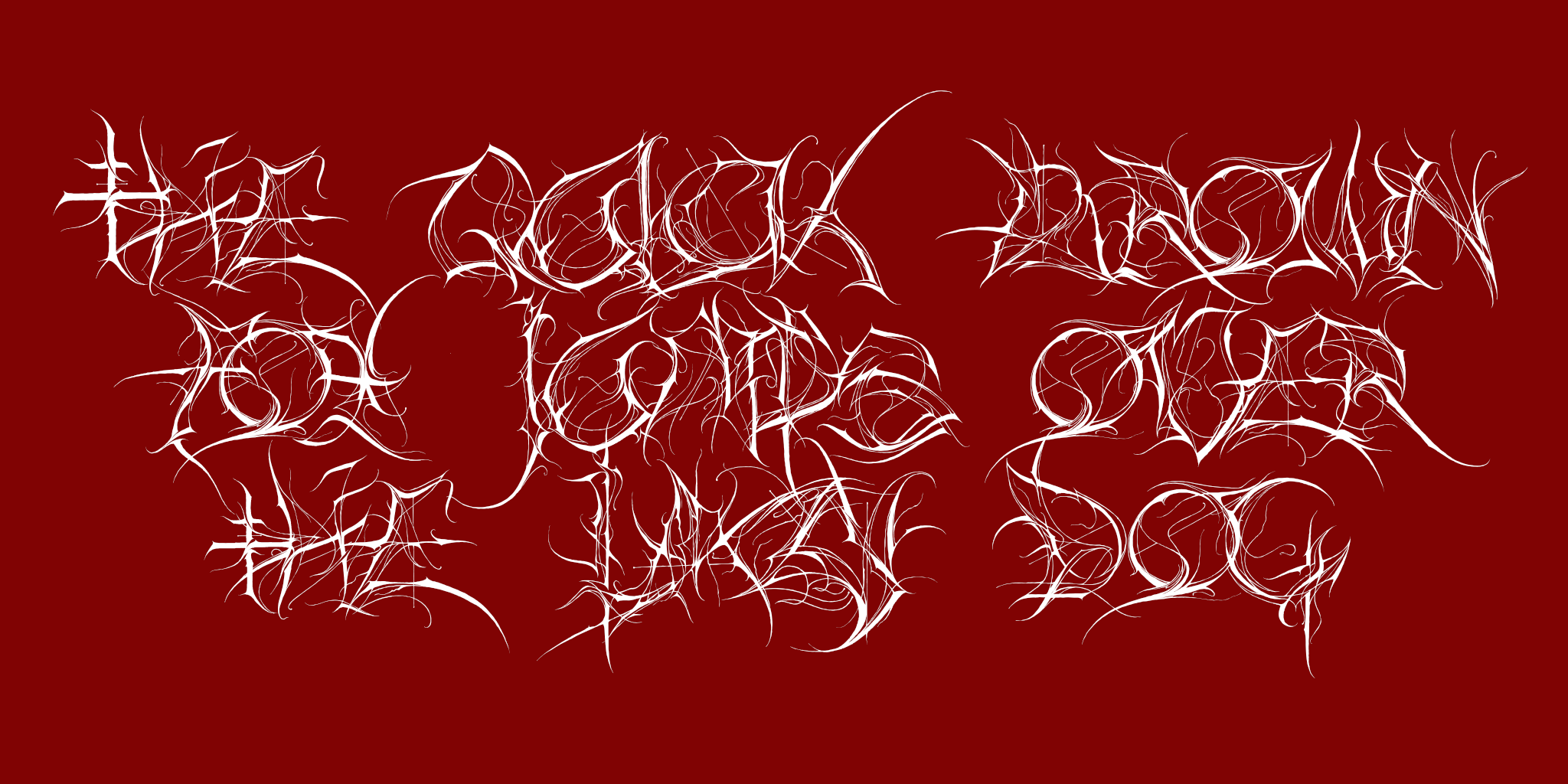 Пример шрифта Intradistaff #4