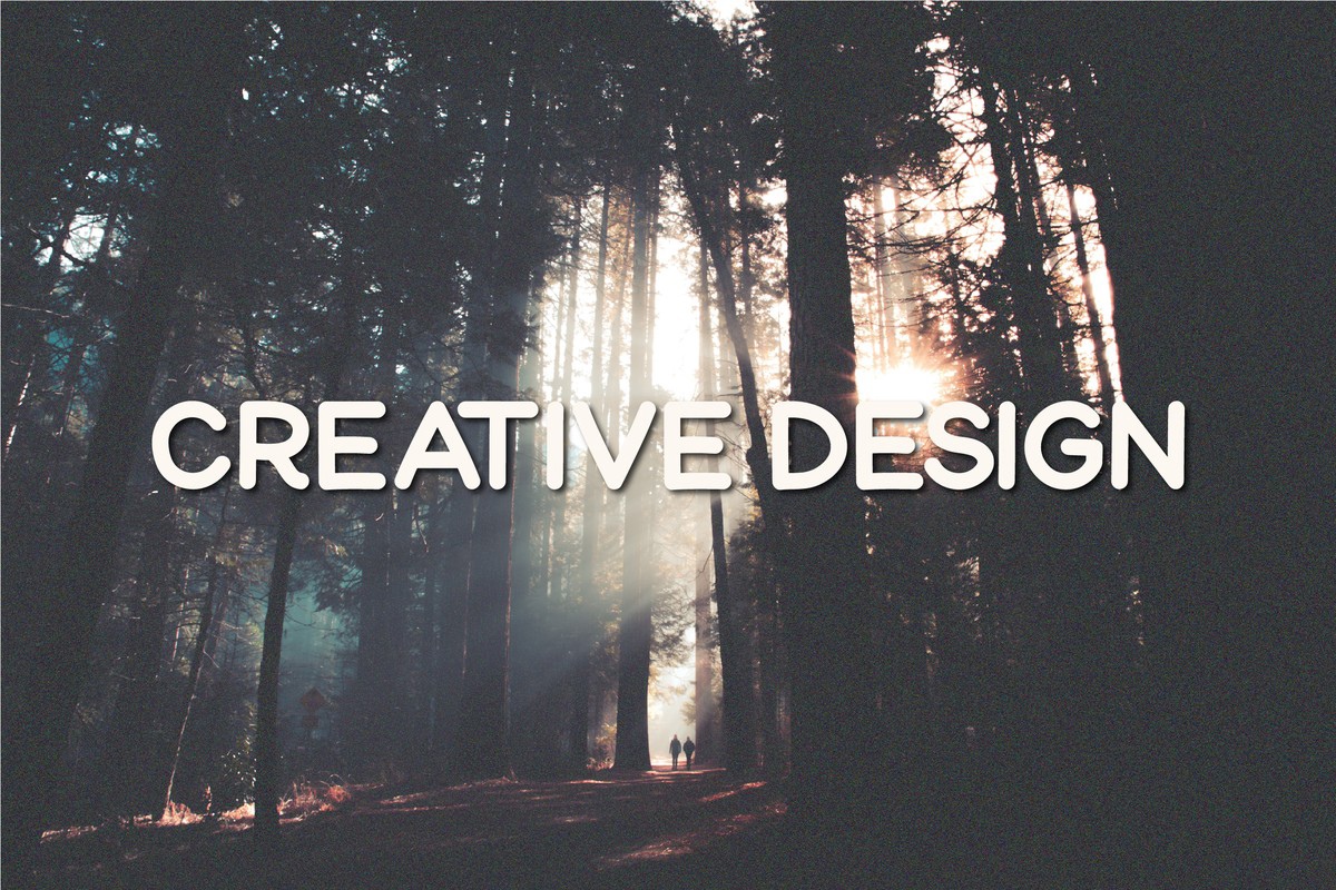 Пример шрифта Creative Design #1