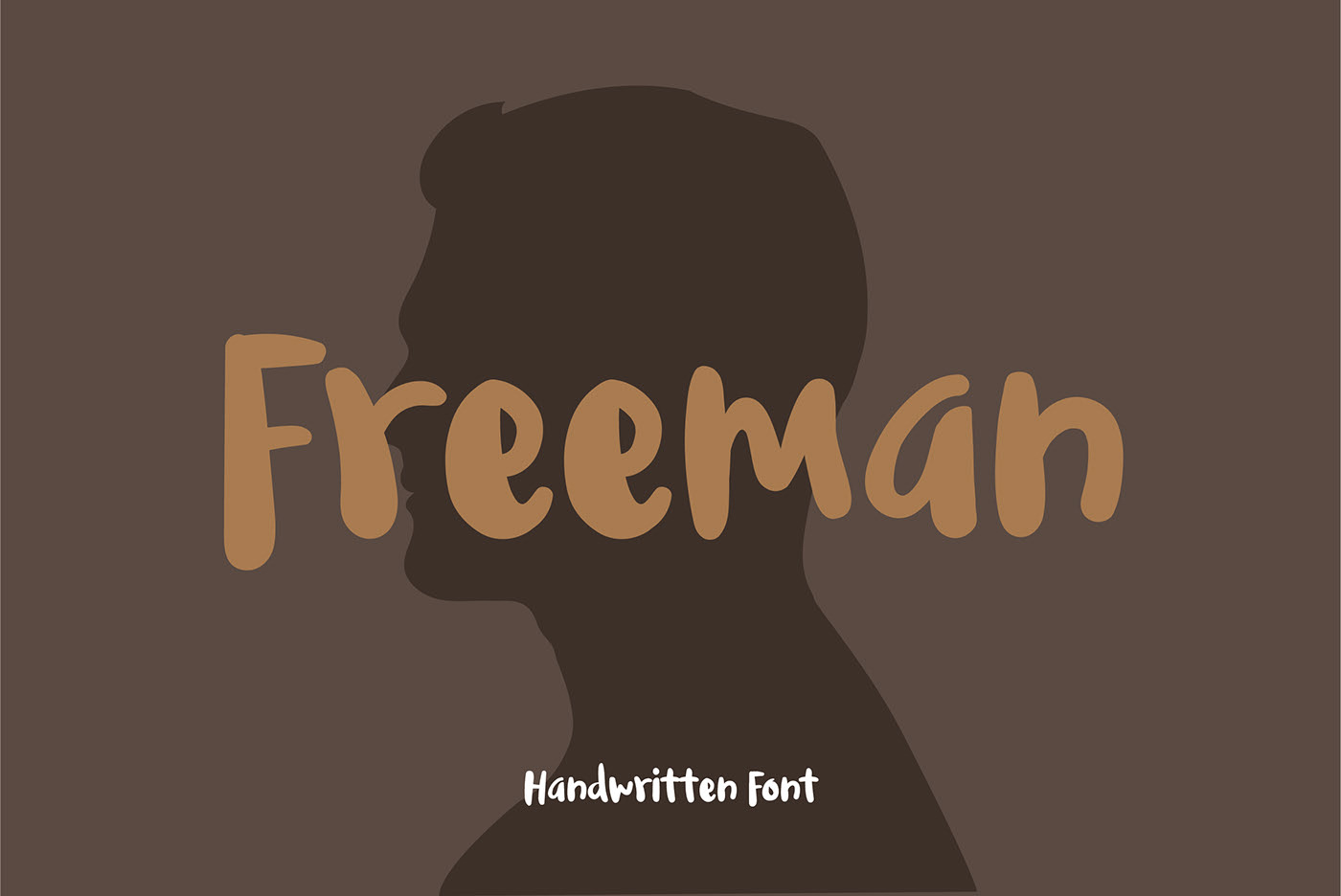 Пример шрифта Freeman #1