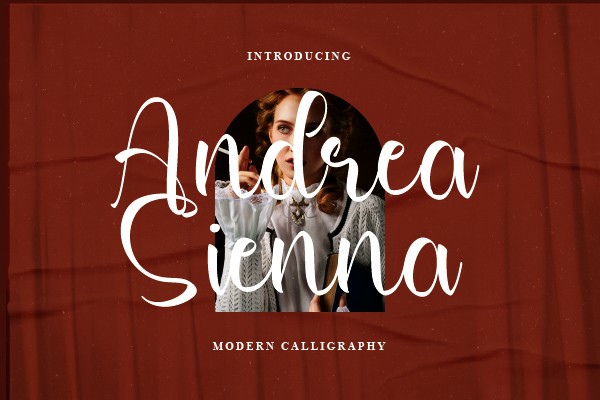 Пример шрифта Andrea Sienna #1