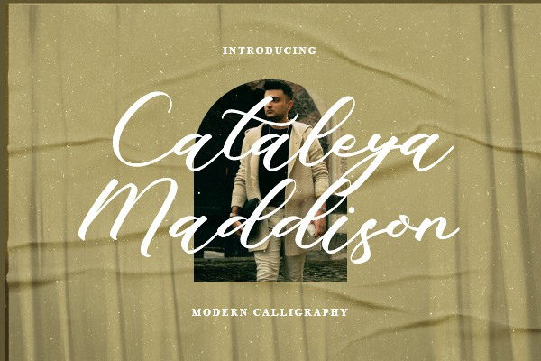 Пример шрифта Cataleya Maddison #1