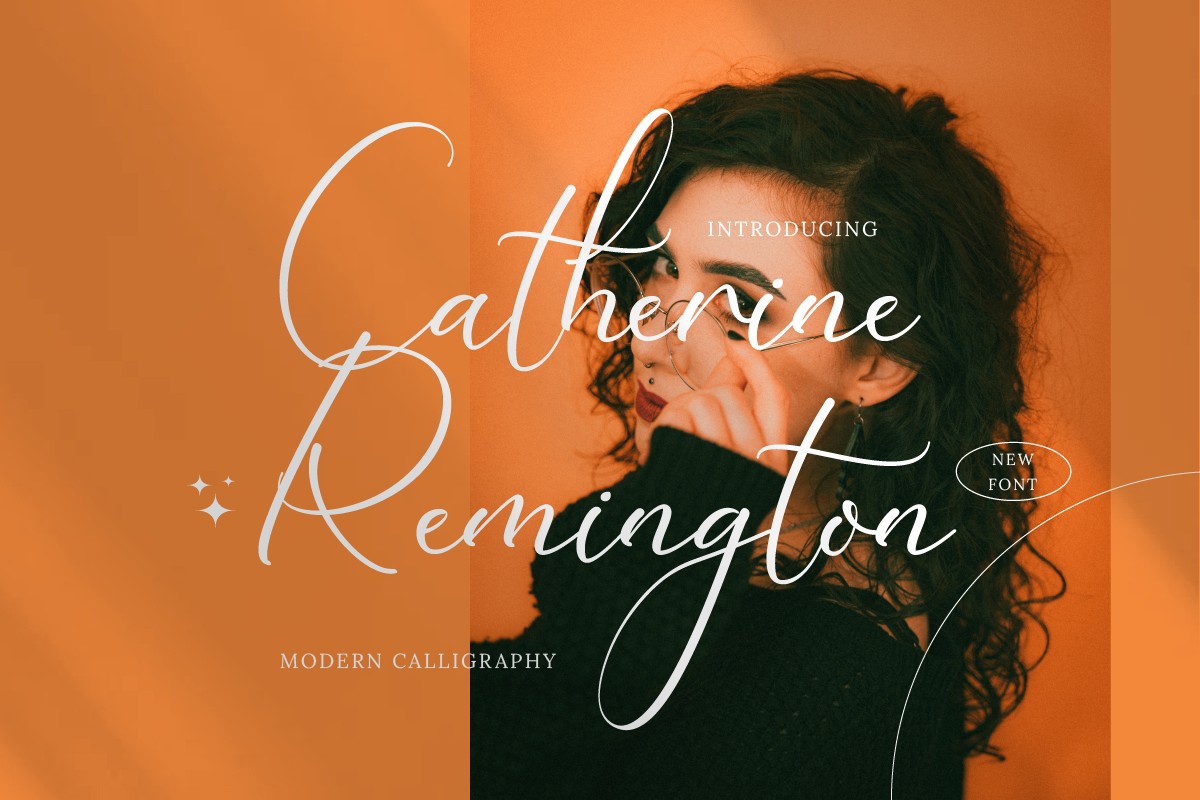 Пример шрифта Catherine Remington #1