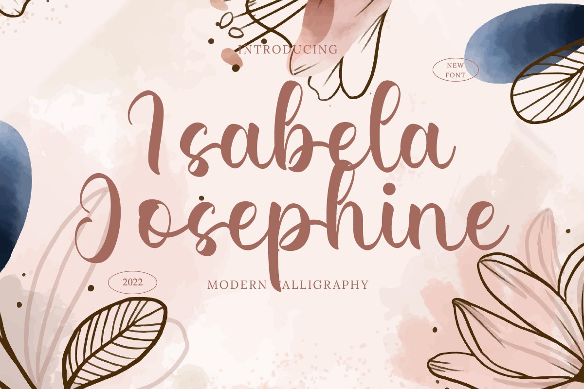 Пример шрифта Isabela Josephine #1