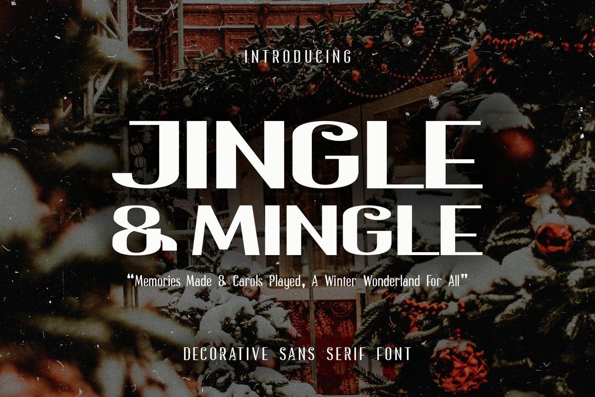 Пример шрифта CF Jingle & Mingle #1