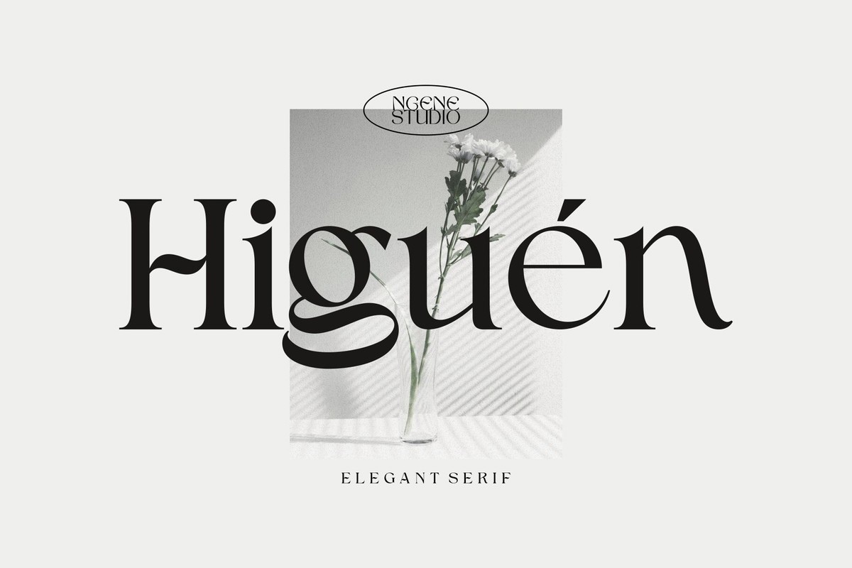 Пример шрифта Higuen #1