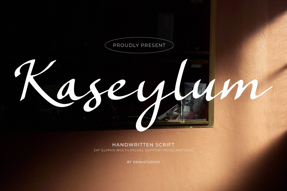 Пример шрифта Kaseylum #1