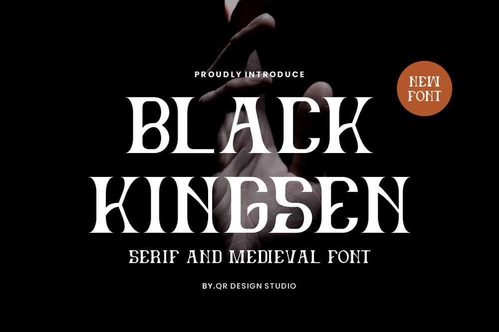 Пример шрифта Black Kingsen #1
