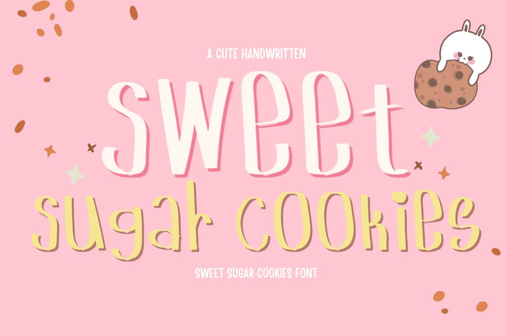 Пример шрифта Sweet Sugar Cookies #1