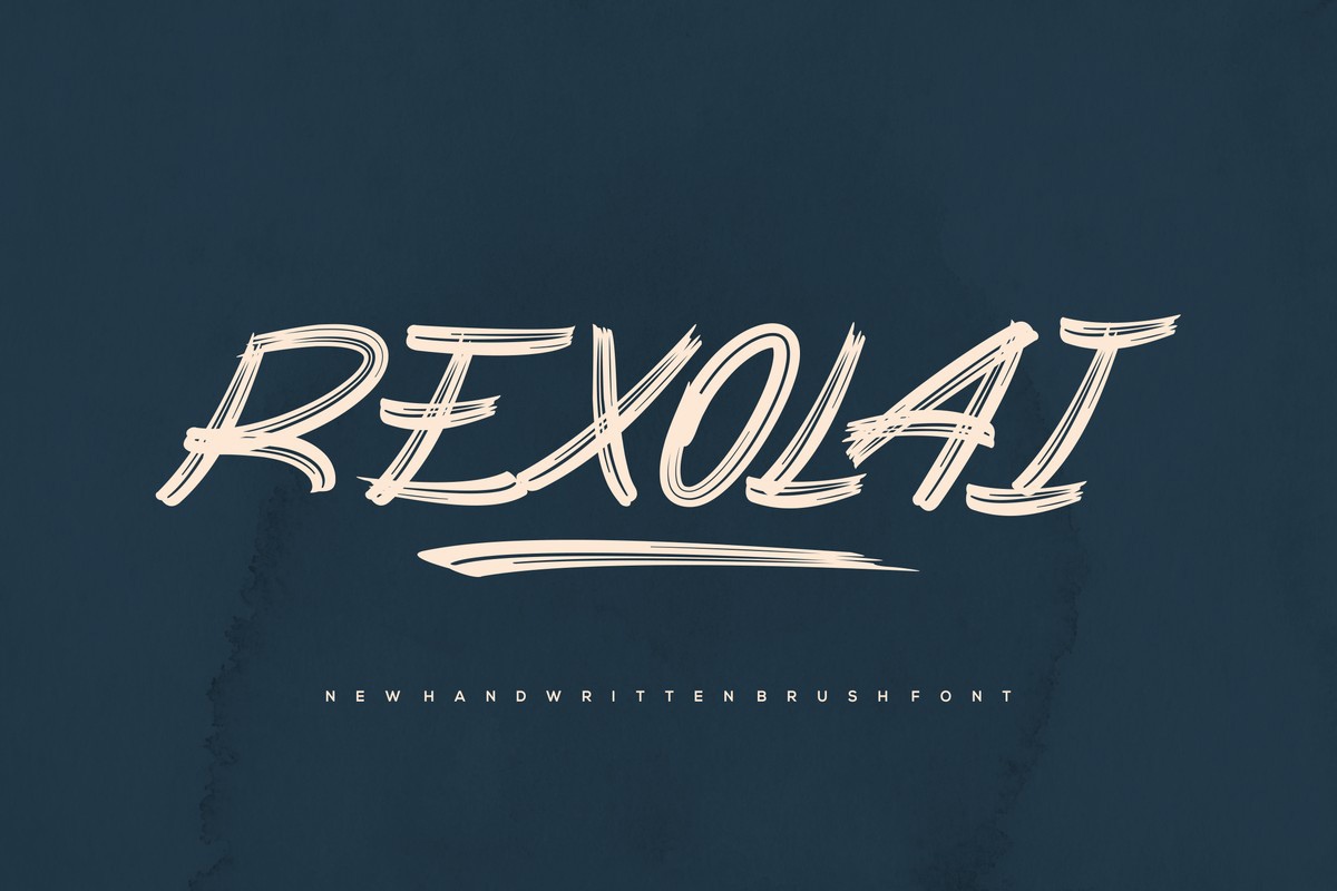 Пример шрифта Rexolai #1