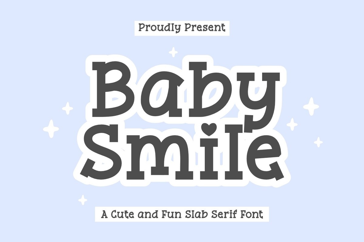 Пример шрифта Baby Smile #1